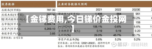 【金锑费用,今日锑价金投网】