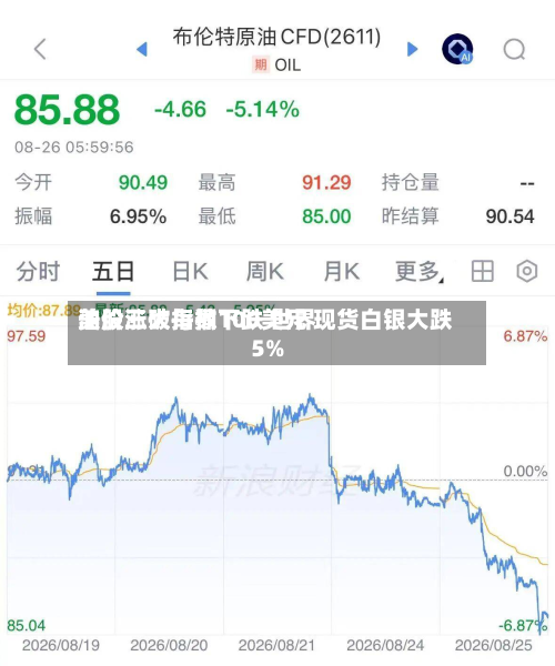 美股三大指数下跌 世界
油价涨破每桶100美元 现货白银大跌5%-第1张图片