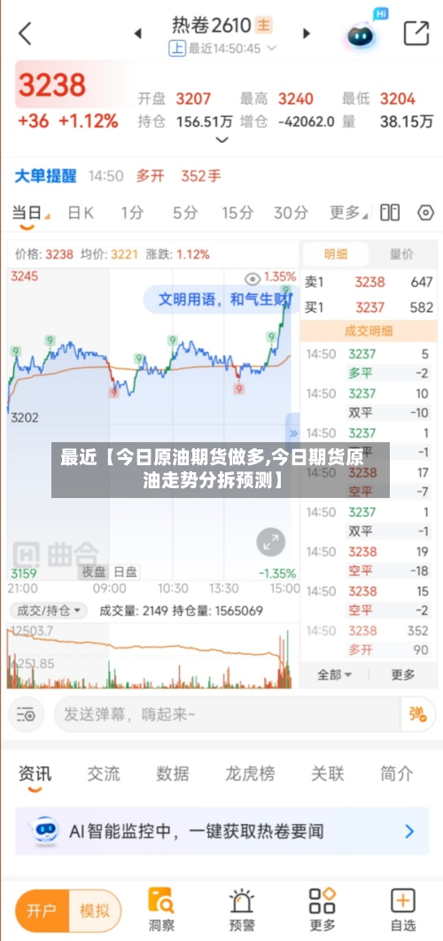 最近【今日原油期货做多,今日期货原油走势分拆预测】-第1张图片