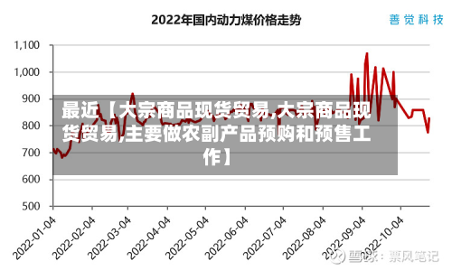 最近【大宗商品现货贸易,大宗商品现货贸易,主要做农副产品预购和预售工作】