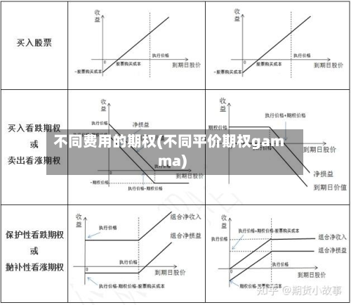 不同费用的期权(不同平价期权gamma)