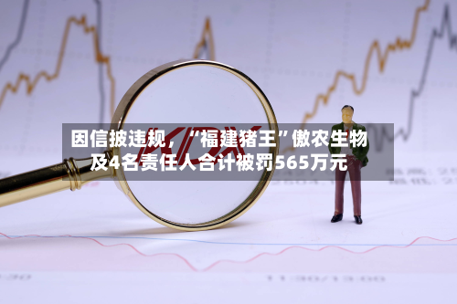 因信披违规，“福建猪王”傲农生物及4名责任人合计被罚565万元