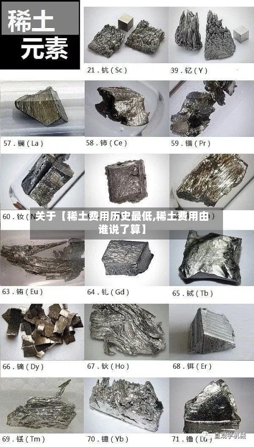 关于【稀土费用历史最低,稀土费用由谁说了算】